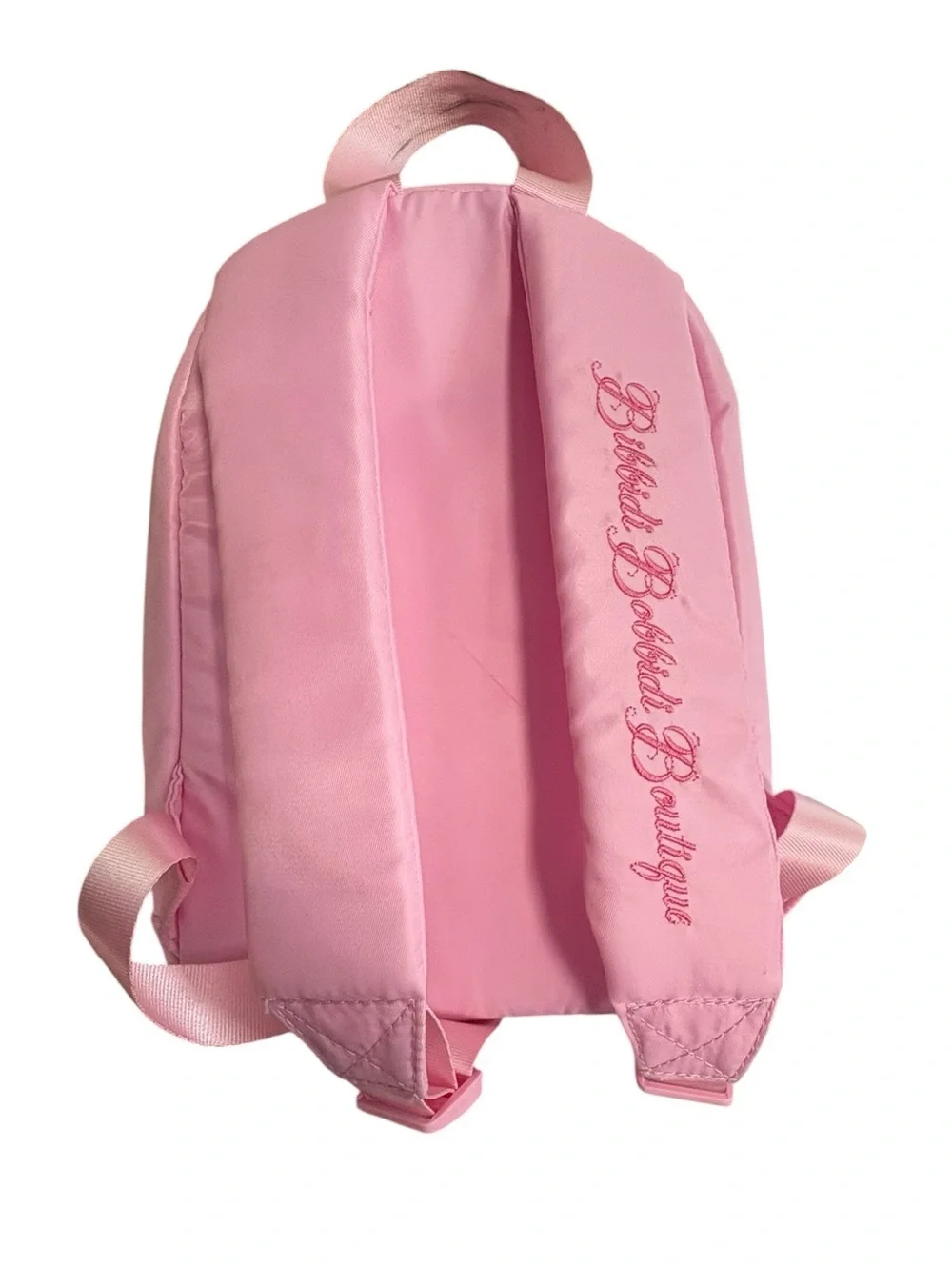 Disney Cruise Line Bibbidi Bobbidi Boutique Pink Sequin Mini Backpack *RARE**